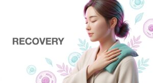 시술 후 회복 및 케어를 상징하는 평온한 분위기의 이미지